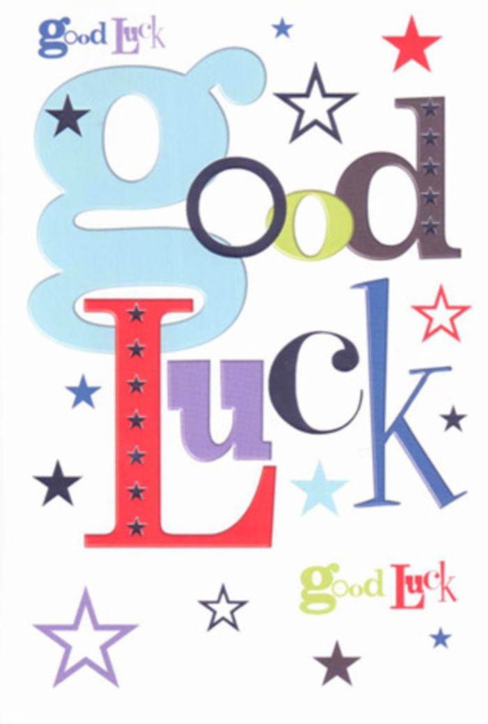 With a design as vibrant and spirited as Battersea itself, this luck-themed card captures the essence of heartfelt support. Each letter of 'Good Luck' unfurls in a joyful symphony of colours: broad, airy blue strokes mix with slender night-black, radiant crimson, and buoyant green, all punctuated by a kaleidoscope of coloured stars that dash across the pristine white card. The effect calls to mind the cheerful chatter and diversity found at Battersea's local markets-where uniqueness is cherished, and every flourish has a story. Generous white space allows the colourful letters and playful stars to shine, creating a contemporary yet inviting visual experience. The card's texture is satisfyingly sleek, inviting you to linger on its surface before presenting it to someone embarking on a fresh start, be that a new role near Battersea Park Road or the excitement of an uncharted journey. Meticulously arranged, the composition feels like a gentle cheer from the sideline-a tangible wish of luck and hope, much like the supportive bouquets crafted daily in Battersea's flower shops.